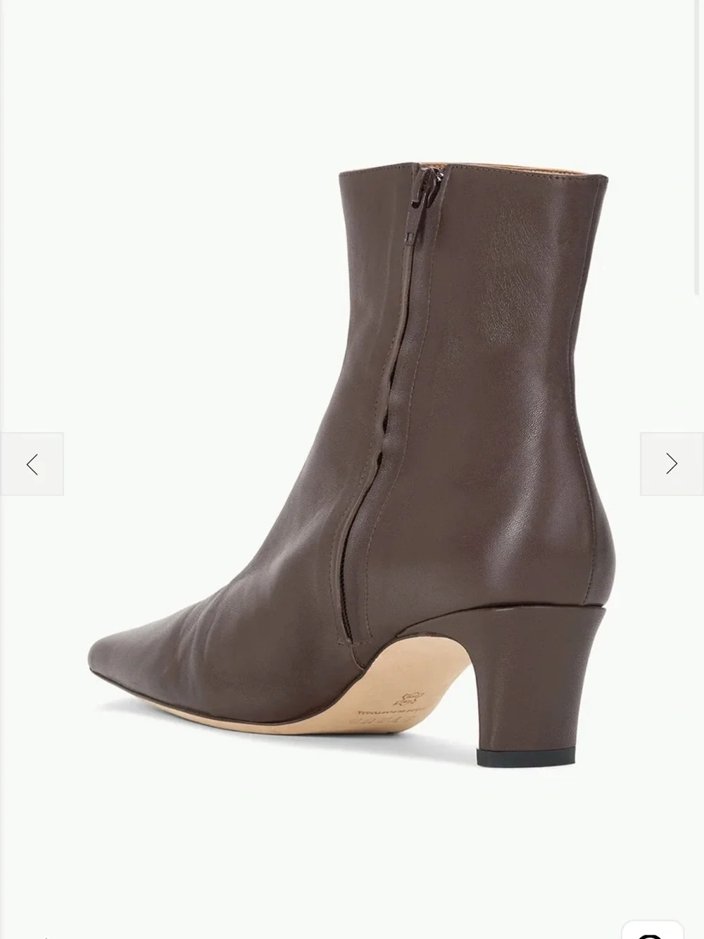 Staud Wally Ankle Espresso Brown 39 WORN ONCE